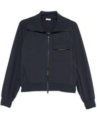 Brunello Cucinelli - Cotton Zipped Sweatshirt - Lyst