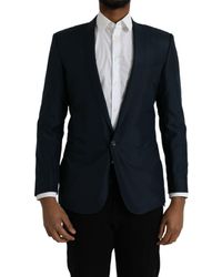 Dolce & Gabbana - Martini Shawl Single Breasted Blazer - Lyst