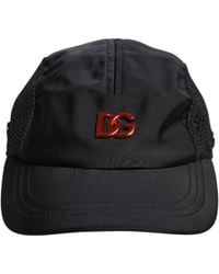 Dolce & Gabbana - Nylon Logo 6 Panels Baseball Cap - Lyst