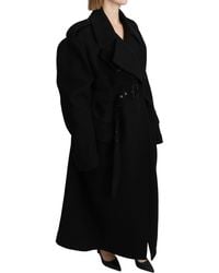 Dolce & Gabbana - Virgin Wool Blazer Trenchcoat Jacket - Lyst