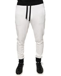 Dolce & Gabbana - Cotton Slim Jogger Sweatmen's Pants - Lyst
