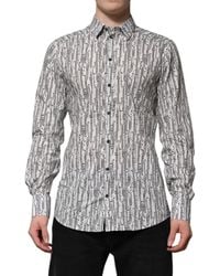 Dolce & Gabbana - Floral Print Casual Long Sleeves Shirt - Lyst