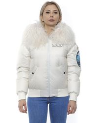 MR & MRS - White Polyester Bomber Jacket - Lyst