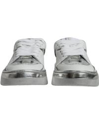 Dolce & Gabbana - Leather Low Top Sneakers Shoes - Lyst