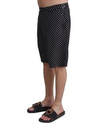 Dolce & Gabbana - Polka Dot Elegance Swim Trunks Boxer - Lyst
