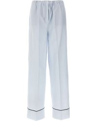 Prada - Cotton Casual Pants - Lyst