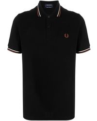 Fred Perry - Logo Cotton Polo Shirt - Lyst