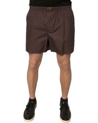Dolce & Gabbana - Cotton Blend Mid Waist Shorts - Lyst
