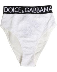 Dolce & Gabbana - Sequin High Waist Panty Underwear - Lyst