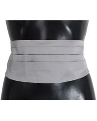 Dolce & Gabbana - Waist Belt Silk Cummerbund - Lyst