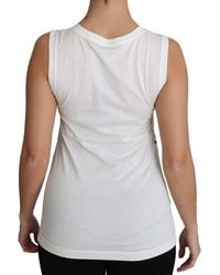 Dolce & Gabbana - Family Tank Top Tsh3162 - Lyst
