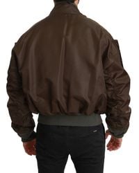 Dolce & Gabbana - Beaded Crown Skull Logo Jacket Nylon Clothing - Lyst