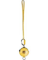 Dolce & Gabbana - Round Leather Dg Logo Coin Purse Lanyard Wallet - Lyst