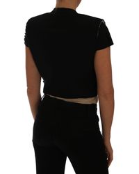 Dolce & Gabbana - Chic Cropped Blazer Coat - Lyst