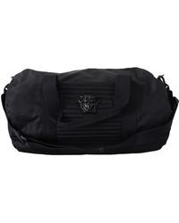 Versace Black Nylon Travel Bag