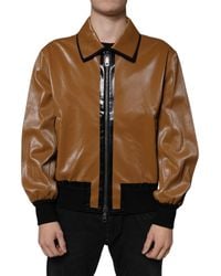 Dolce & Gabbana - Leather Jackets - Lyst