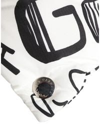 Dolce & Gabbana - Logo Print Whole Head Wrap Capello Hat Polyester - Lyst