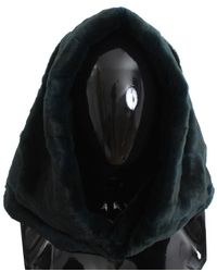 Dolce & Gabbana - Weasel Fur Crochet Hood Scarf Hat - Lyst