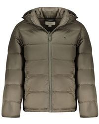 Calvin Klein - Marrone Poliammide Jacket - Lyst