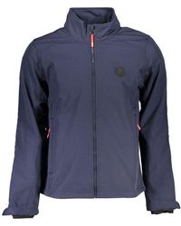 Gianmarco Venturi - Blu Polyester Jacket - Lyst