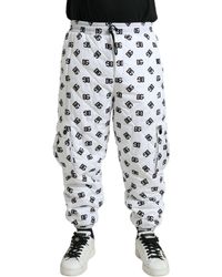 Dolce & Gabbana - Logo Dg Print Jogger Sweatmen's Pants - Lyst