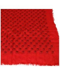 Gucci★素敵！Ghost Red GG Skull Print Scarf Shawl $_57.JPG?set_id=8800005007