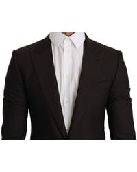 Dolce & Gabbana - Dolce Gabbana Brown Wool Sicilia Jacket Coat Blazer - Lyst