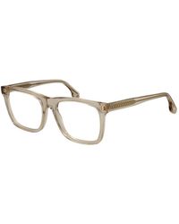 Victoria Beckham - Beige Acetate Glasses (frames) - Lyst