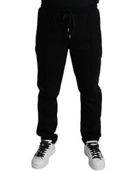 Dolce & Gabbana - Cotton Blend Jogger Sweatmen's Pants - Lyst