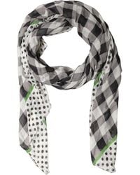 Dolce & Gabbana - Napoli Modal Check Shawl Scarf - Lyst