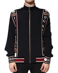 Dolce & Gabbana - Dg King Full Zip Sweatshirt Sweater - Lyst