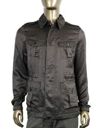 Gucci - Windbreak Blouse Silk Jacket (G 46 Us 36) - Lyst