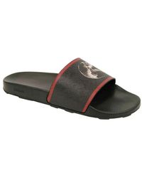 Bally Simon Logo Slides in Black for Men | Lyst