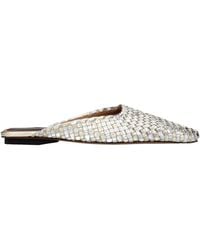 Stella McCartney - Leather Slippers - Lyst