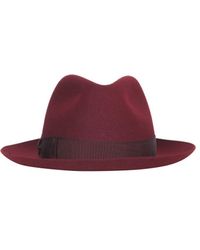 Borsalino Folar Hat - Purple