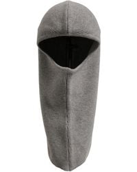 Dolce & Gabbana - Wool Ribbed Knit Balaclava Wrap Hat - Lyst