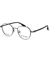 Trussardi - Titanium Glasses (Frames) - Lyst