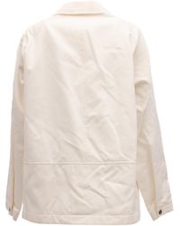Valentino Garavani - Ivory Oversized Shirt Jacket - Lyst