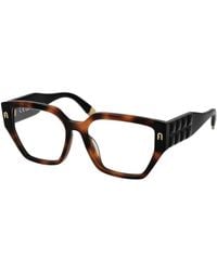 Furla - Brown Cellulose Acetate Glasses (frames) - Lyst
