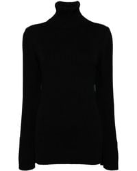 Junya Watanabe - Ribbed Wool Turtle-Neck Sweater - Lyst