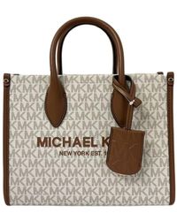 Michael Kors Mirella Small Pvc Top Zip Crossbody Bag - Metallic