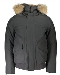 Woolrich - Cotton Jacket With Hood And Removable Fur - Lyst
