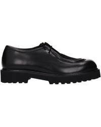 Max Mara - Derby Track Leather - Lyst