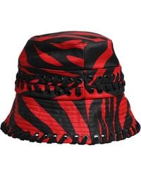 Dolce & Gabbana - Stripe Polyester Wide Brim Bucket Hat - Lyst
