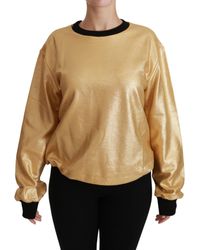 Dolce & Gabbana - Cotton Crewneck Pullover Sweater - Lyst