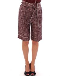 Dolce & Gabbana Pajama Silk Shorts - Red