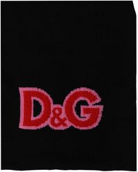Dolce & Gabbana - D&G Queen Cashmere Knitted Shawl Scarf - Lyst