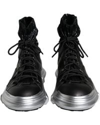 Dolce & Gabbana - Nylon Galileo High Top Sneakers Shoes - Lyst