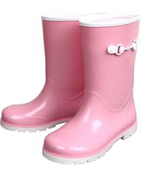 Gucci - Kids Children's Rubber Rain Boot With Horsebit - Lyst