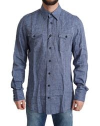 Dolce & Gabbana - Stripes Casual Button Down Shirt - Lyst
